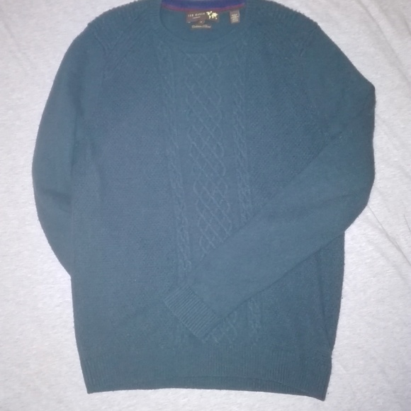 Jarrow Fine Cable Knit Sweater Ted Baker Cashmere sweater - Picture 4 of 9